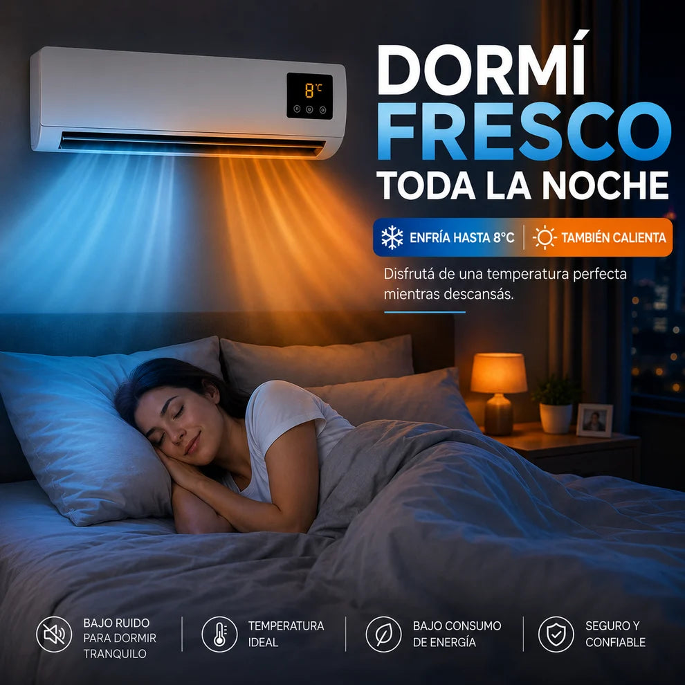 Aire Acondicionado Portátil 2 en 1: Frío y Calor para Tus espacios