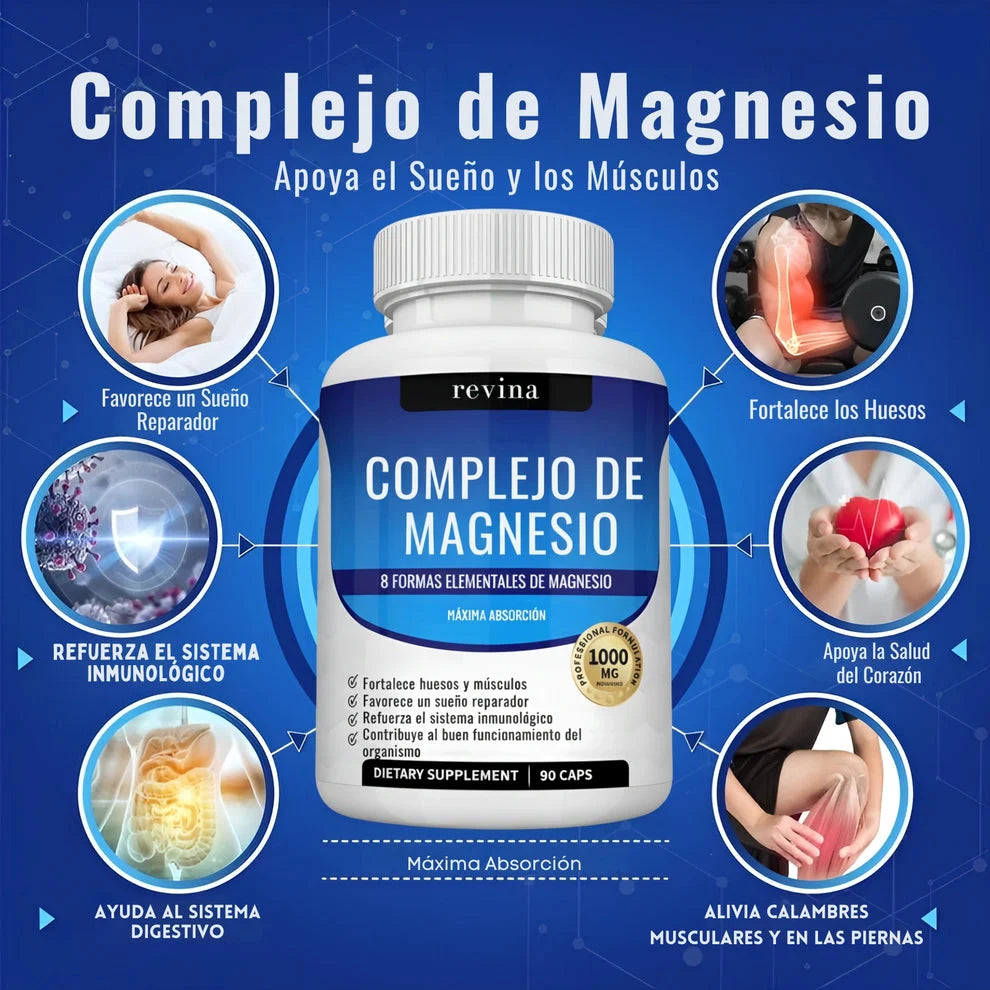 Magnesium Complex™ 💪 El poder natural 8 en 1 para tu energía, sueño y bienestar 🍀